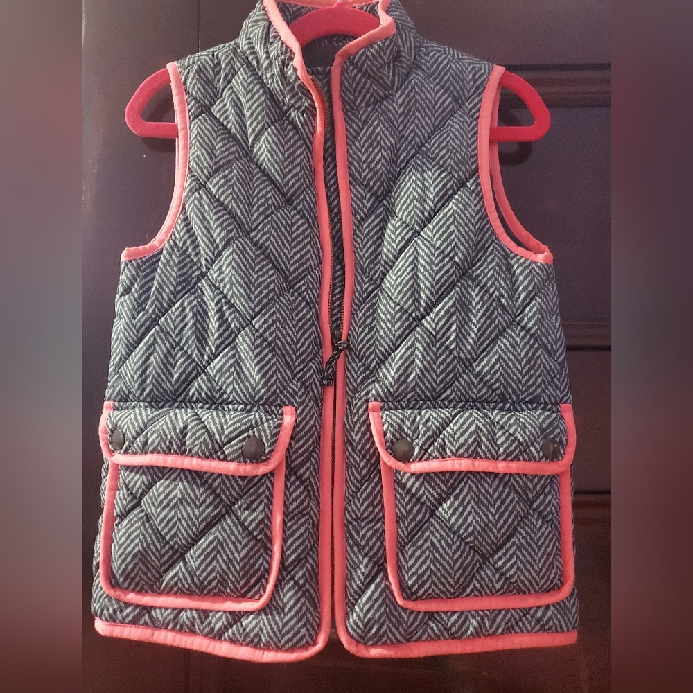 Crewcuts girls Herringbone vest